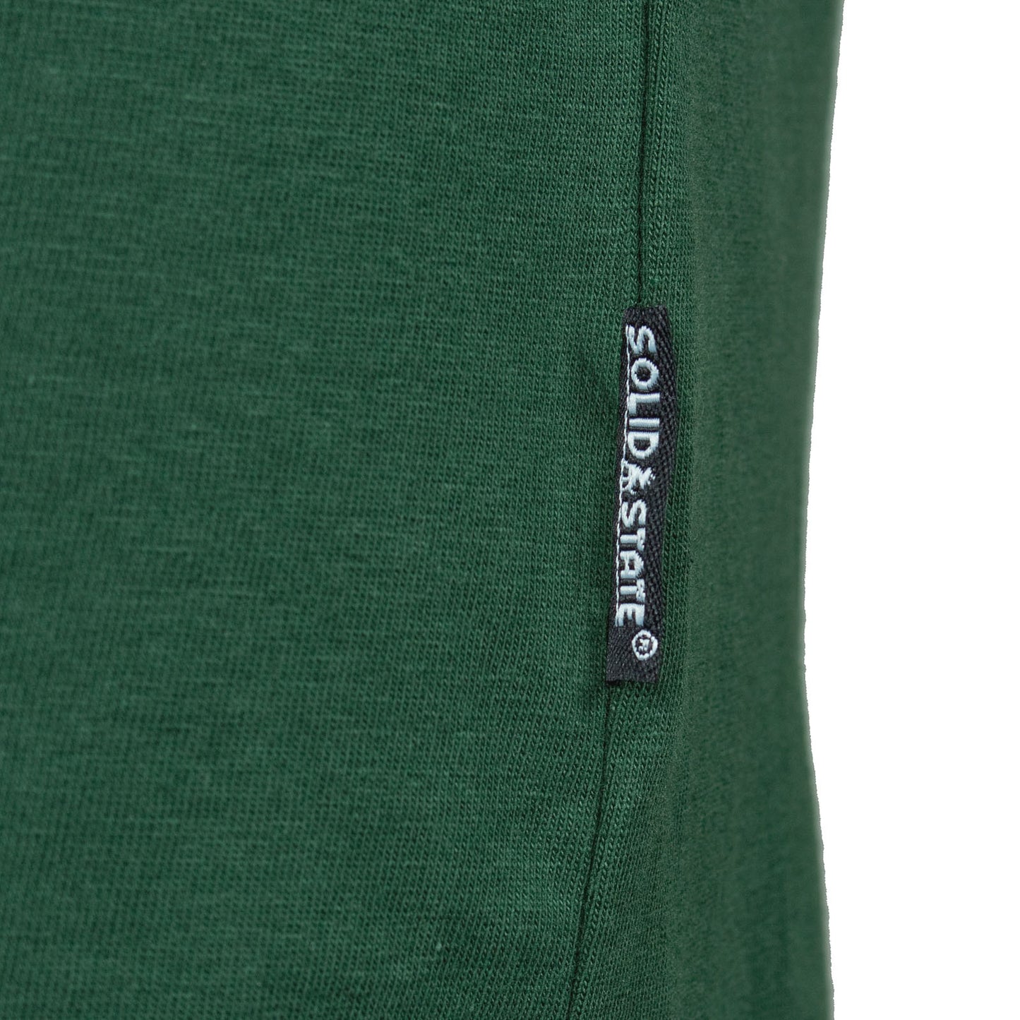 Solid State Plus Size Plain Premium Weight T-Shirt Olive