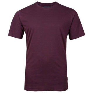 Solid State Plus Size Plain Premium Weight T-Shirt Burgundy