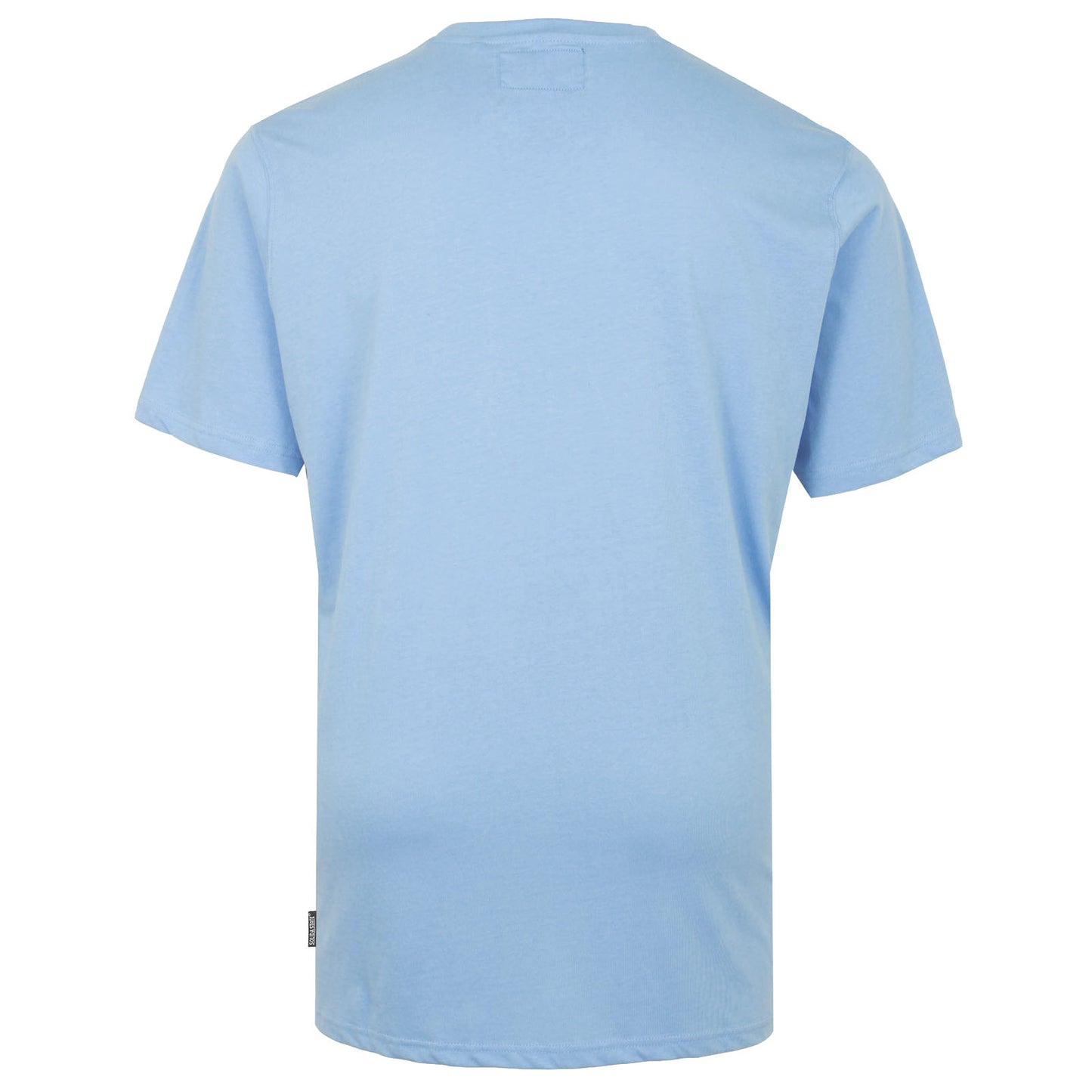 Solid State Plus Size Plain Premium Weight T-Shirt Faded Denim