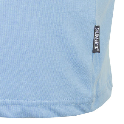 Solid State Plus Size Plain Premium Weight T-Shirt Faded Denim