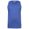 Solid State Plus Size Plain Muscle Vest Blue