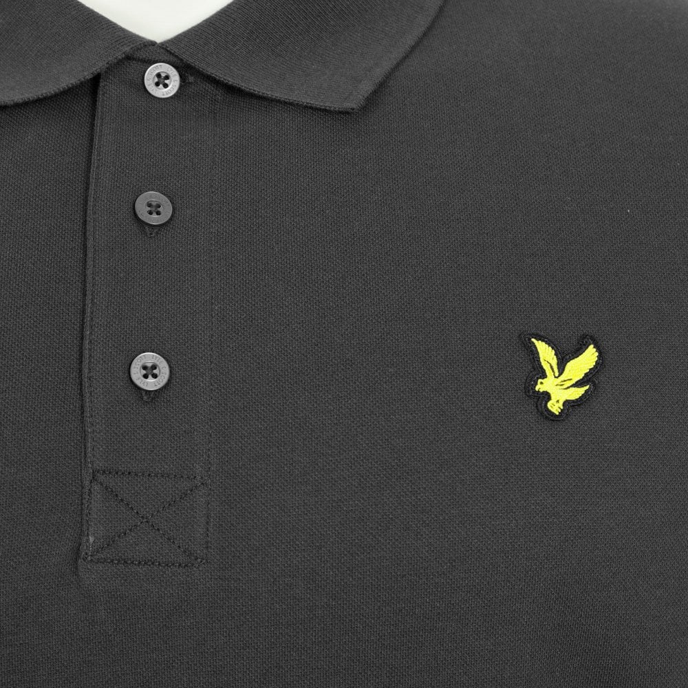 Lyle & Scott Plus Size Polo Shirt Gunmetal