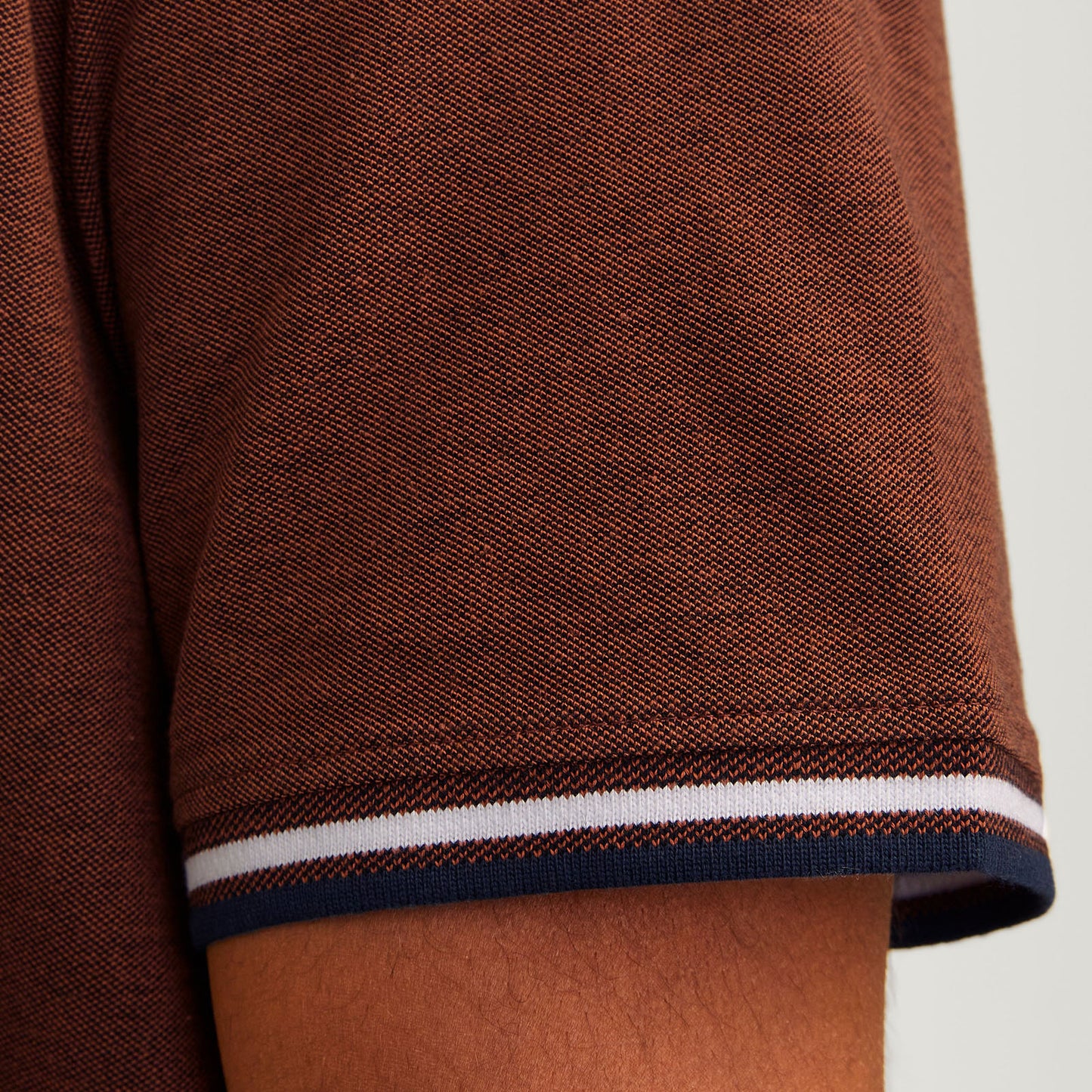 Jack & Jones Plus Size Paulos Polo Mocha Bisque