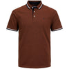 Jack & Jones Plus Size Paulos Polo Mocha Bisque
