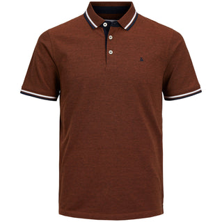 Jack & Jones Plus Size Paulos Polo Mocha Bisque