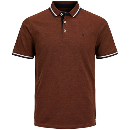 Jack & Jones Plus Size Paulos Polo Mocha Bisque