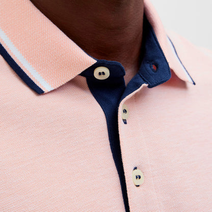 Jack & Jones Plus Size Paulos Polo Peach Parfait