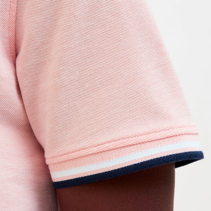 Jack & Jones Plus Size Paulos Polo Peach Parfait