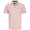Jack & Jones Plus Size Paulos Polo Peach Parfait
