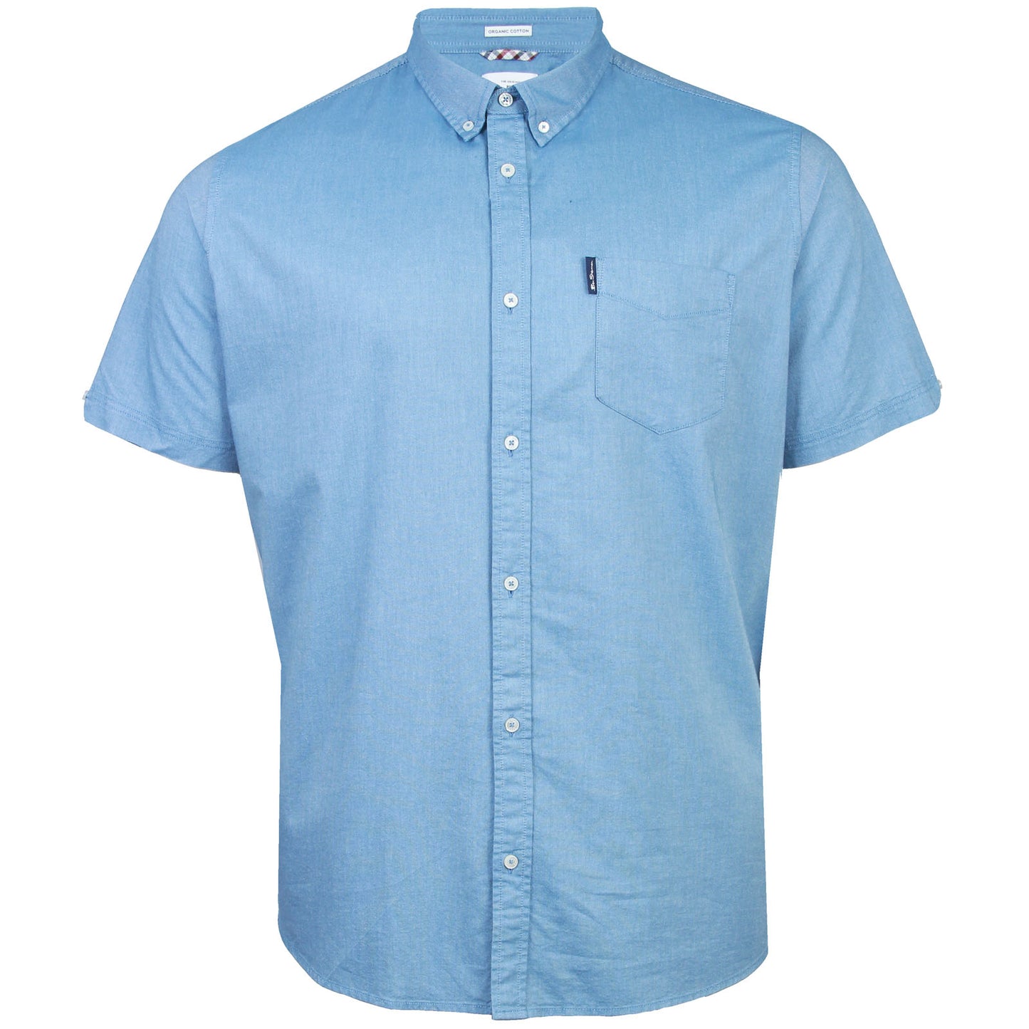 Ben Sherman Plus Size Signature Oxford Short Sleeve Shirt Airforce