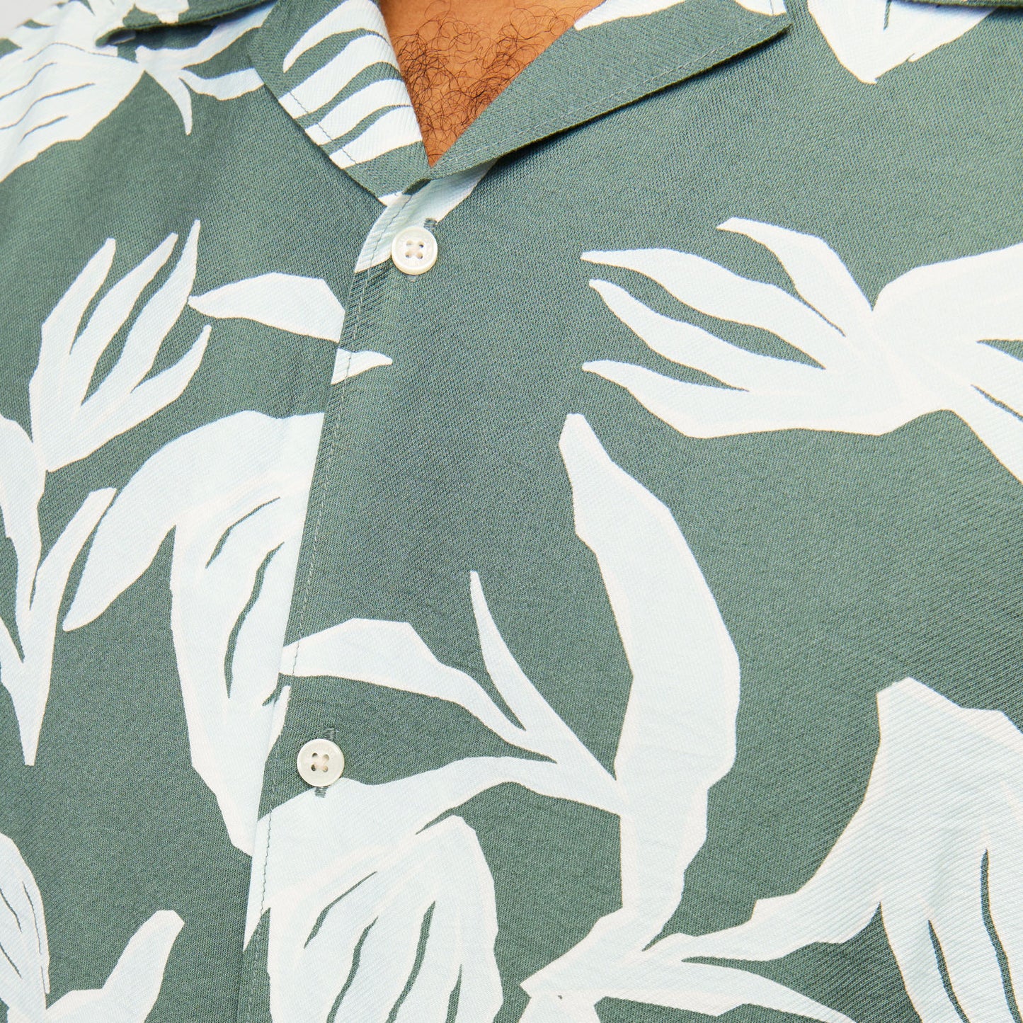 Jack & Jones Plus Size Easter Marshall Aop S/S Shirt Laurel Wreath