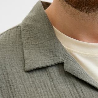 Jack & Jones Plus Size Easter Patras Resort Shirt Mulled Basil