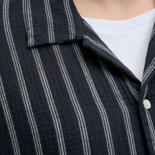 Jack & Jones Plus Size Easter Patras Resort Shirt Sky Captain Stripe