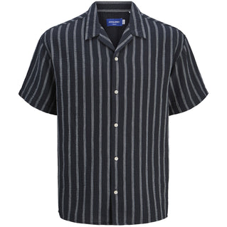Jack & Jones Plus Size Easter Patras Resort Shirt Sky Captain Stripe