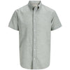 Jack & Jones Plus Size Summer Shield Short Sleeve Shirt Hedge Green