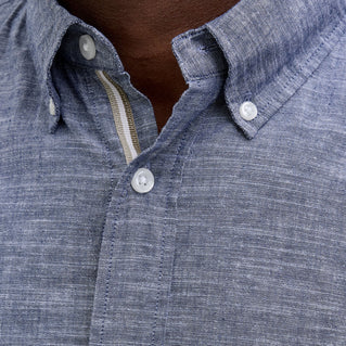 Jack & Jones Plus Size Summer Shield Short Sleeve Shirt Faded Denim