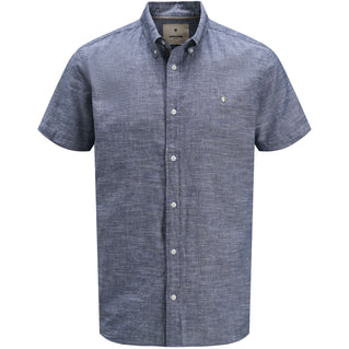 Jack & Jones Plus Size Summer Shield Short Sleeve Shirt Faded Denim