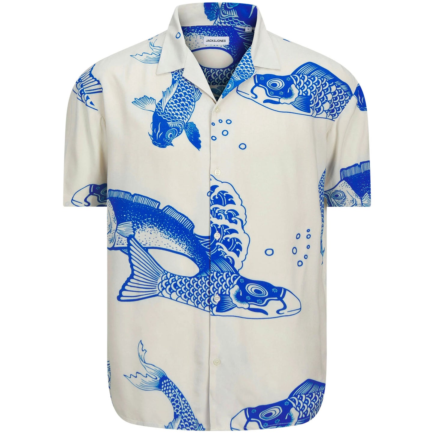 Jack & Jones Plus Size Jepp Aop Resort Shirt Lapis Blue