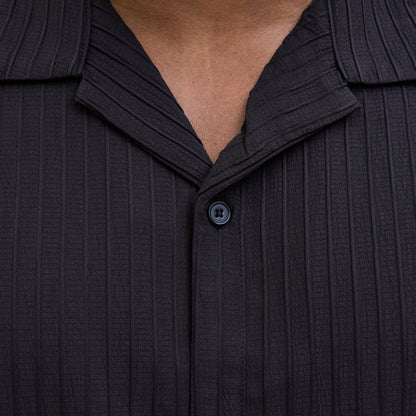 Jack & Jones Plus Size Massimo Resort Shirt Black