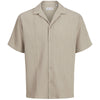 Jack & Jones Plus Size Massimo Resort Shirt Oxford Tan