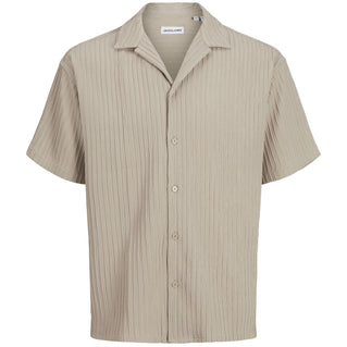 Jack & Jones Plus Size Massimo Resort Shirt Oxford Tan