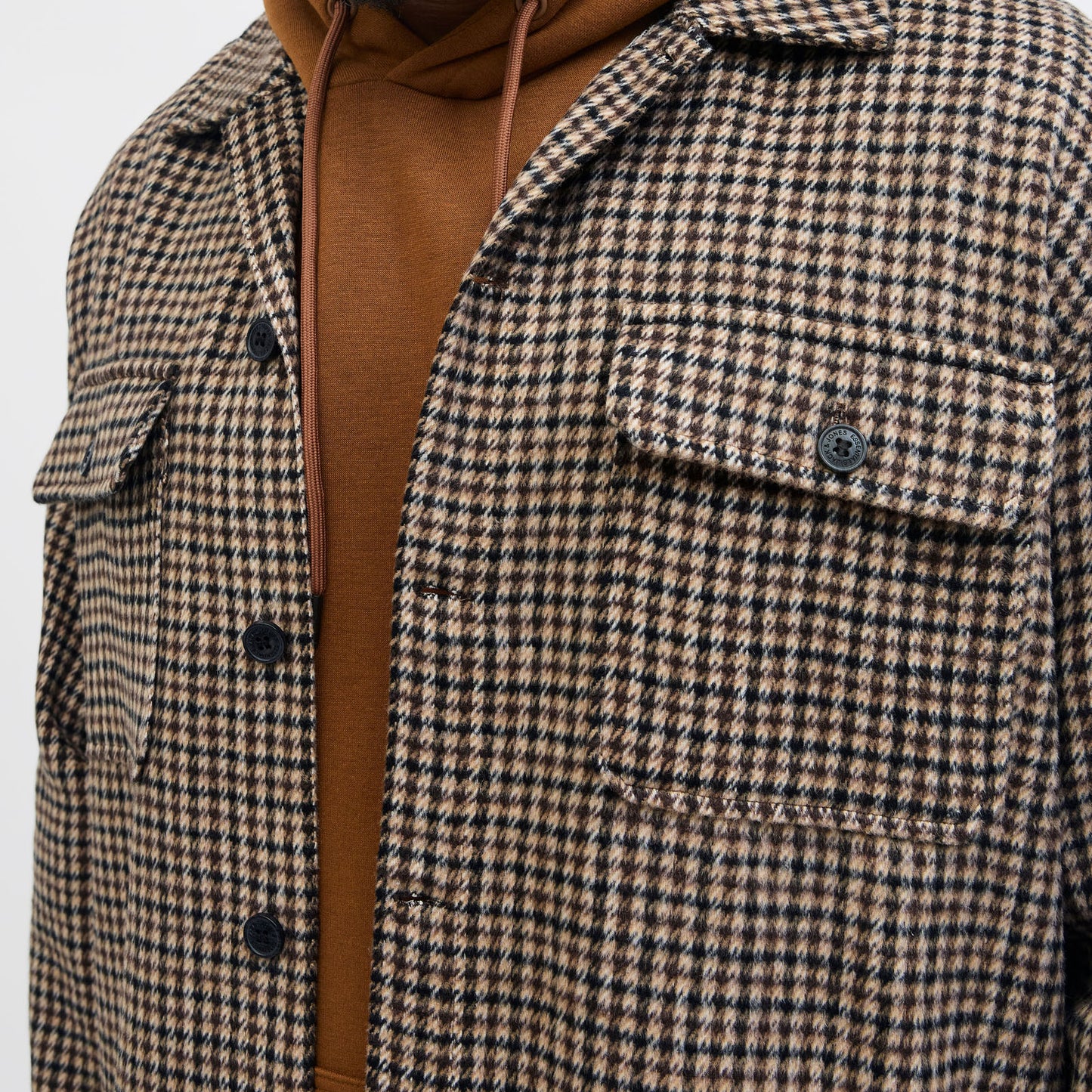 Jack & Jones Plus Size Bradley Ollie L/S Overshirt Delicioso