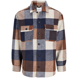 Jack & Jones Plus Size Bradley Ollie L/S Overshirt Navy Blazer