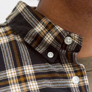 Jack & Jones Plus Size Classic Flannel Check Long Sleeve Shirt Black