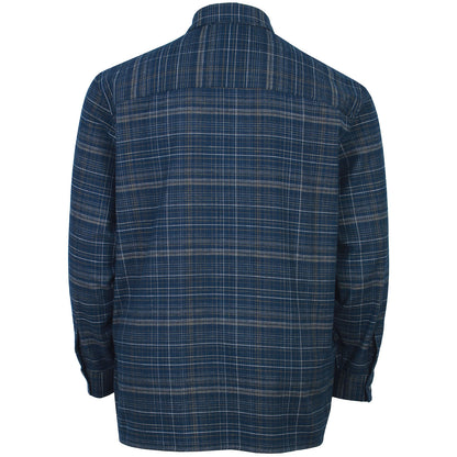 Lyle & Scott Plus Size Check Flannel Shirt Dark Navy