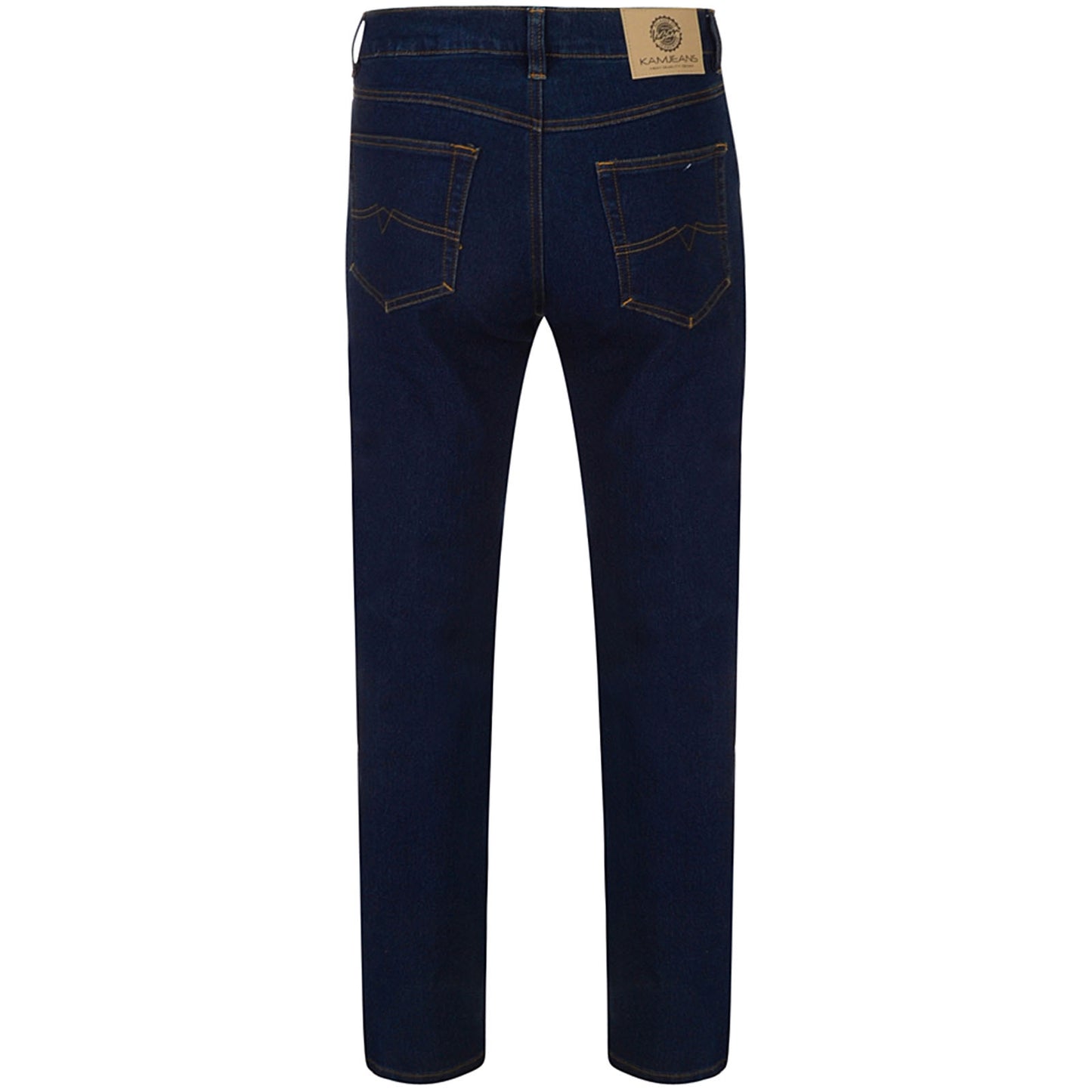 Kam Jeans Plus Size Regular Stretch Jeans Indigo