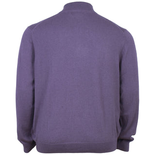 Lyle & Scott Plus Size Cotton Merino Quarter Zip Jumper Graystone
