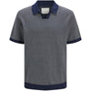 Jack & Jones Plus Size Easton Knit Split Neck Polo Vetiver