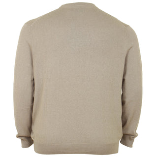 Lyle & Scott Plus Size Cotton Merino Crew Jumper Sage Uniform