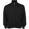 D555 Plus Size Franco Basic Zip Through Sweater Black