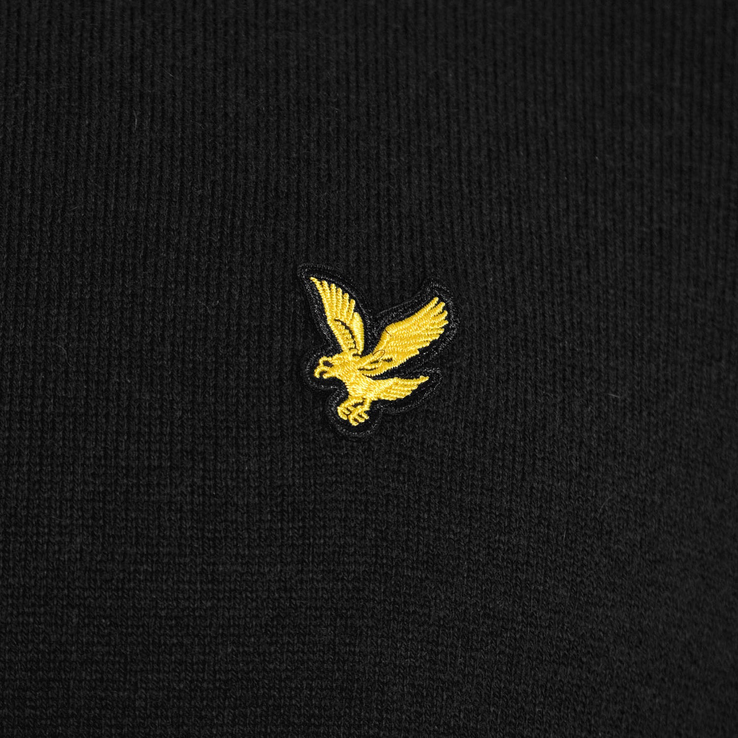 Lyle & Scott Plus Size Cotton Merino Crew Jumper Jet Black