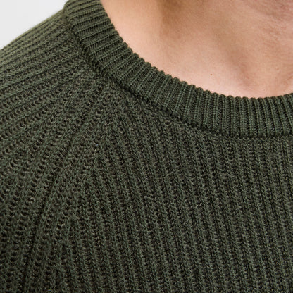 Jack & Jones Plus Size Pannel Plain Crew Knitwear Duffel Bag