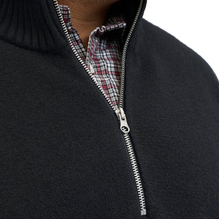 Jack & Jones Plus Size Norrebro Half Zip Knitwear Black
