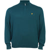 Lyle & Scott Plus Size Cotton Quarter Zip Jumper Rich Teal