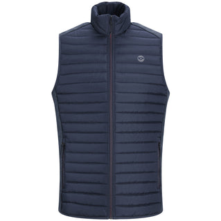 Jack & Jones Plus Size Multi Quilted Collar Gilet Navy Blazer