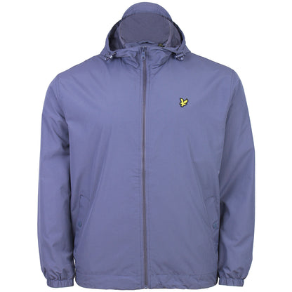 Lyle & Scott Plus Size Zip Through Hooded Jacket Graystone