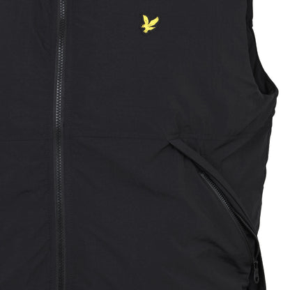 Lyle & Scott Plus Size Padded Puffer Gilet Jet Black