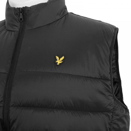 Lyle & Scott Plus Size Wadded Gilet Jet Black