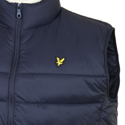 Lyle & Scott Plus Size Wadded Gilet Dark Navy