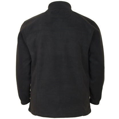 Kam Jeans Plus Size Bonded Fleece Jacket Black