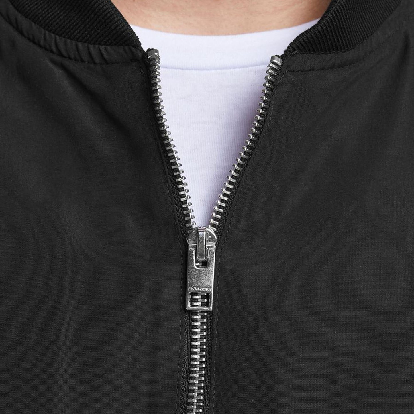Jack & Jones Plus Size Rush Bomber Jacket Black