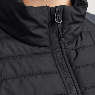 Jack & Jones Plus Size Multi Quilted Collar Jacket Black