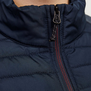 Jack & Jones Plus Size Multi Quilted Collar Jacket Navy Blazer