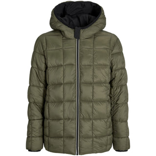 Jack & Jones Plus Size Brook Reversible Jacket Black/Green