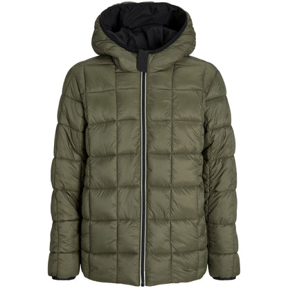 Jack & Jones Plus Size Brook Reversible Jacket Black/Green