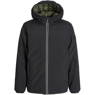 Jack & Jones Plus Size Brook Reversible Jacket Black/Green